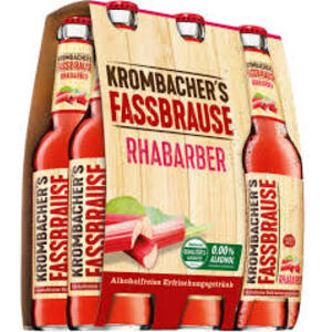 Krombacher Fassbrause Rhabarber - 6x0,33 Liter